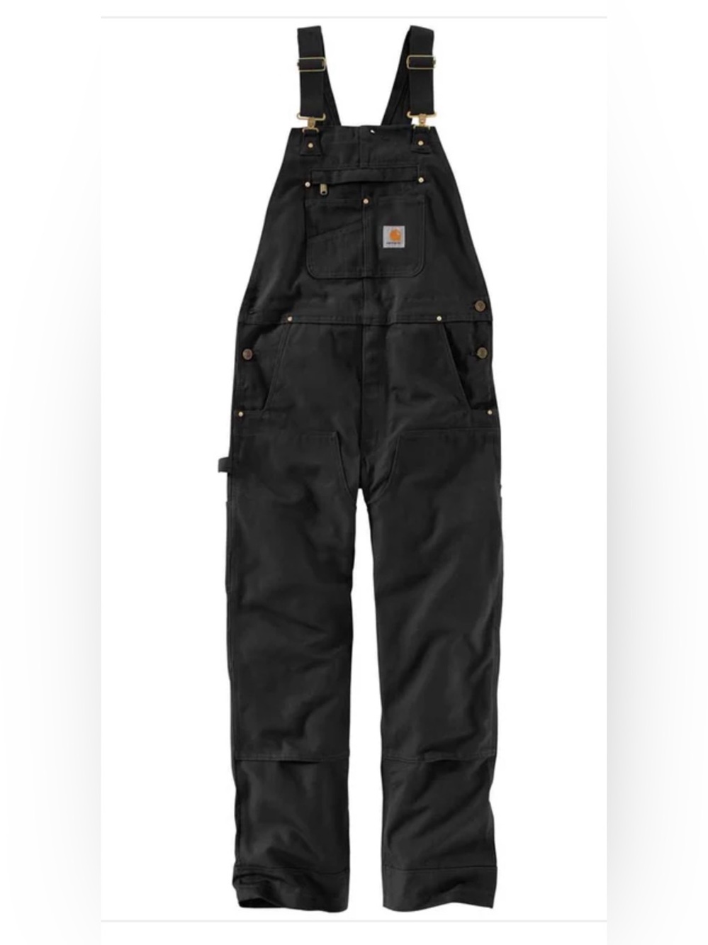 Carhartt Black Bib Overalls with SM